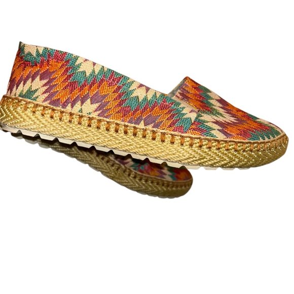 Classic Spanish Rainbow chevron Espadrilles slip on lighweight shoes 40 … - Picture 7 of 7